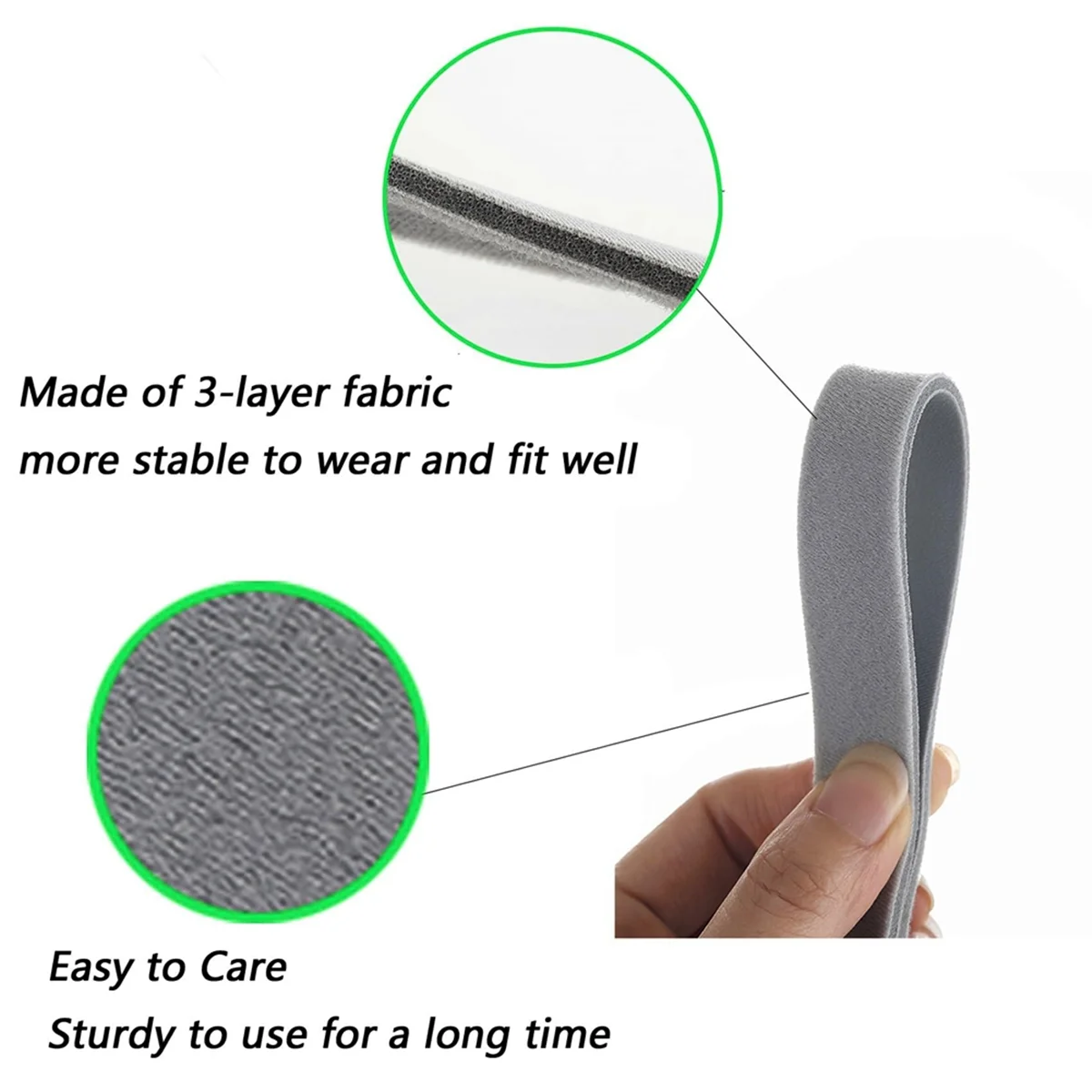 A93P 2Pcs Replacement Headgear Straps for Airfit F30,Headgear Strap for Airfit F30 CPAP Mask Adjustable Fit Magic Tape Design