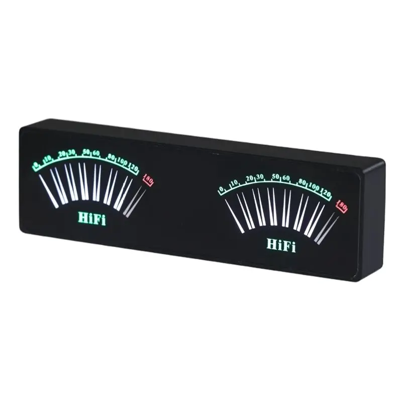 LED Display RGB Music Spectrum Level Indicator Sound Reactive Light Bar Voice-Activated Music Pointer For Desktop PC-A82Z