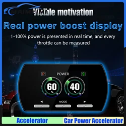 Digital Car Throttle Response Controller Racing Power Accelerator Potent Pedal Booster Electronics Accessories for Toyata Custom