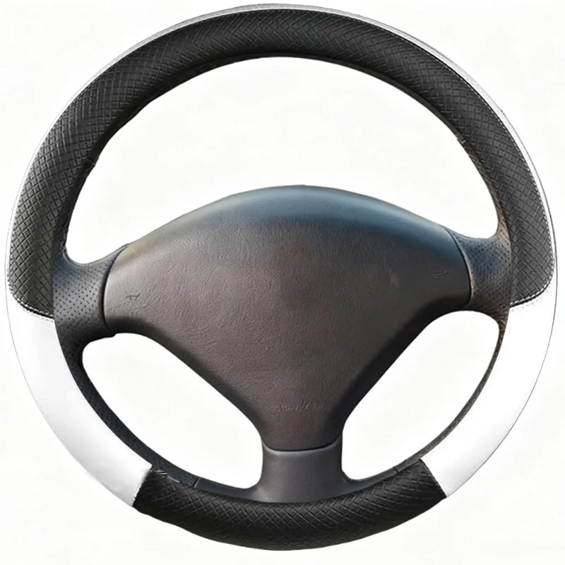 Car Steering Wheel Cover For Peugeot 307 CC 2004-2009 307 SW  407 SW  Auto Artificial Leather Steering Wrap