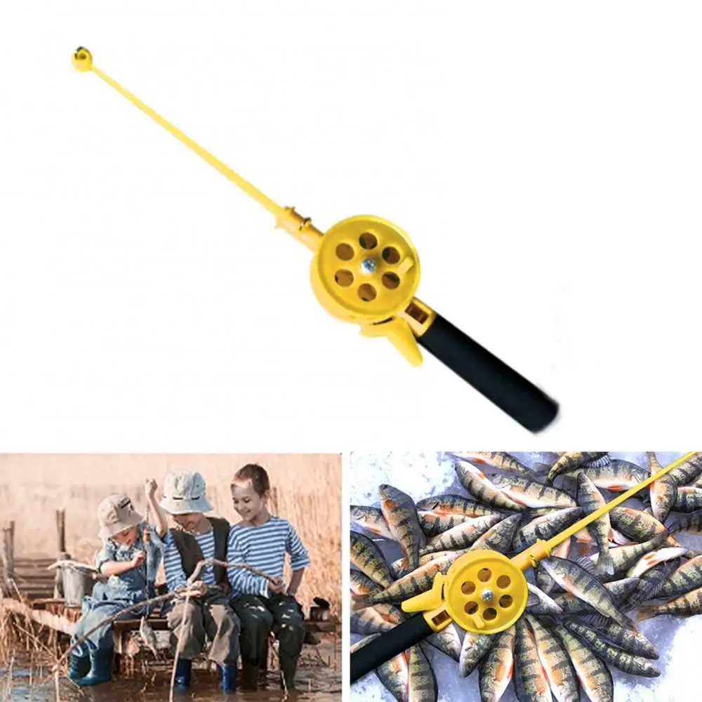 Ice Winter Fishing Rod With Reels Wheel Outdoor Kids Tackle Pole Pesca Sport Fish Conveniently Carrying Fishing Tool Accessories