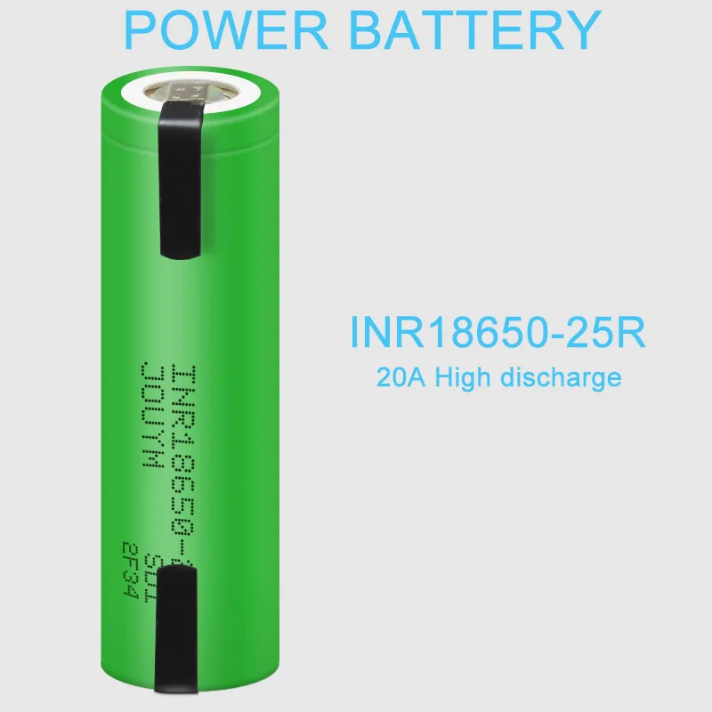 1-10PCS 25R 18650 Lithium Rechargeable Battery INR18650 25 R M 3.7V High Discharge 20A Power Bateria Welding Nickel