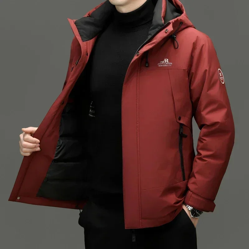 Short Down Jacket Duck Male Padding New in Coats Designer Clothes Men Mens Winter Hooded s Coat