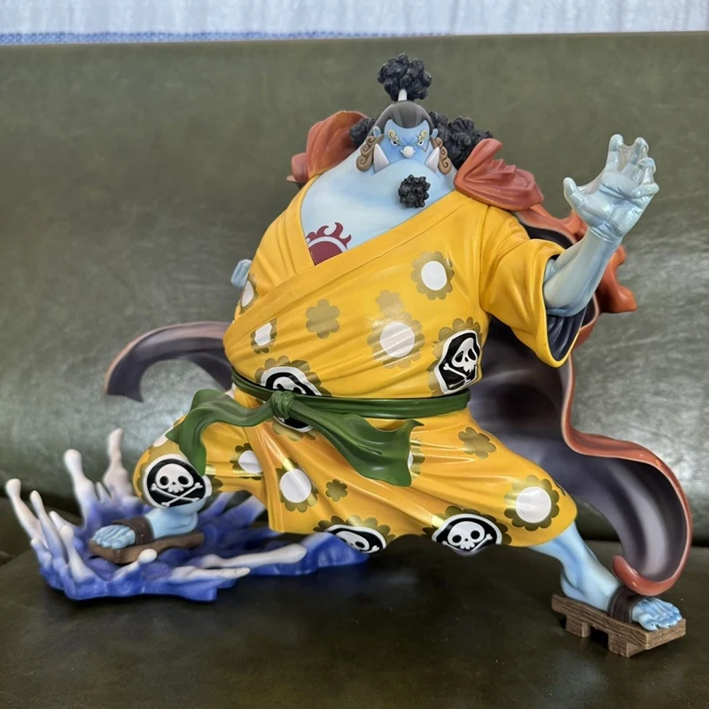 

25cm Hot One Piece Jinbe Knight Of The Sea Seven Warlords Of The Sea Large Anime Figure Statue Desktop Decoration Toy Boys Gift