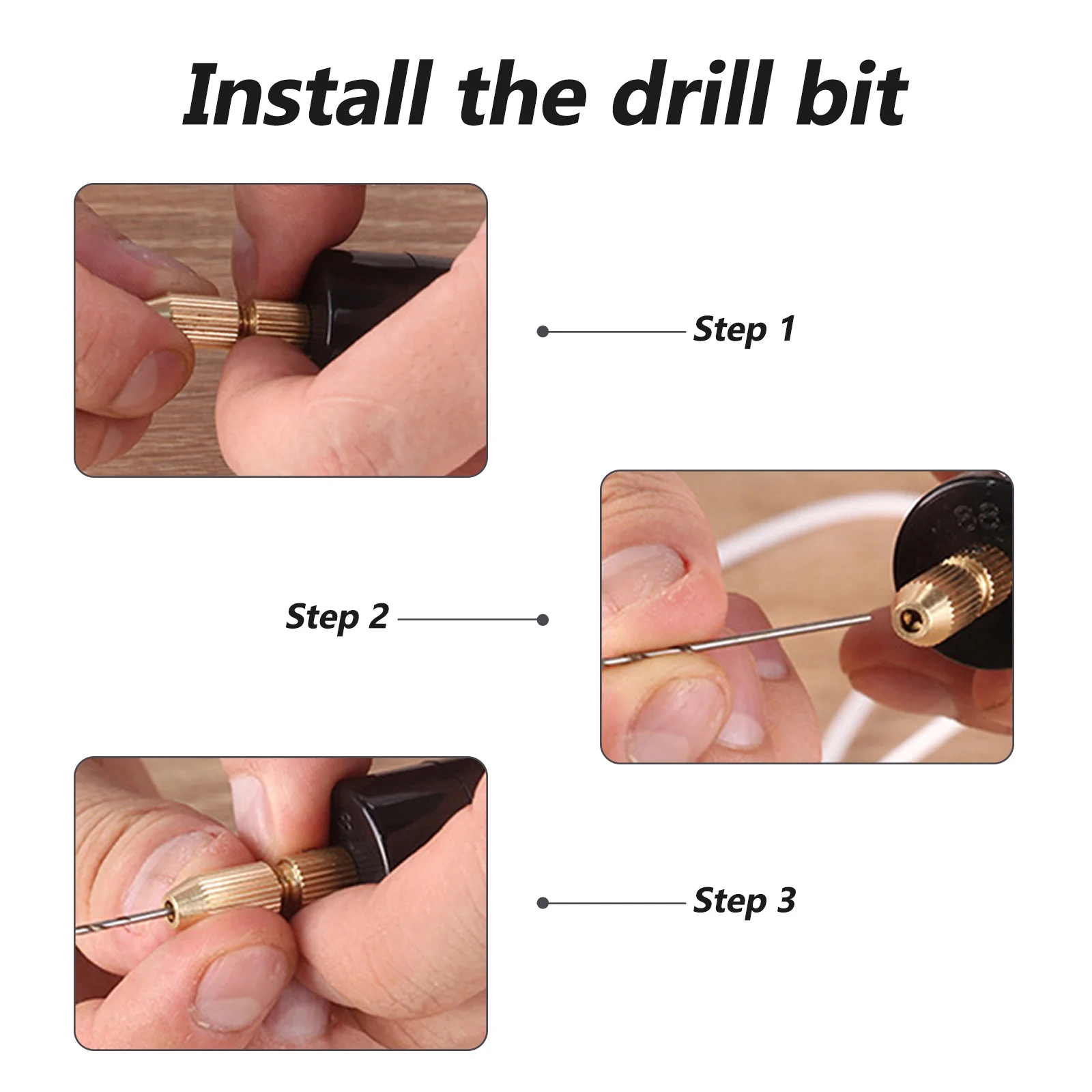 

1Set Electric Drill Tool Kit DIY Portable Mini Rotary Drilling Tools for Beads Wood Walnut Plastic USB Charging Screwdriver