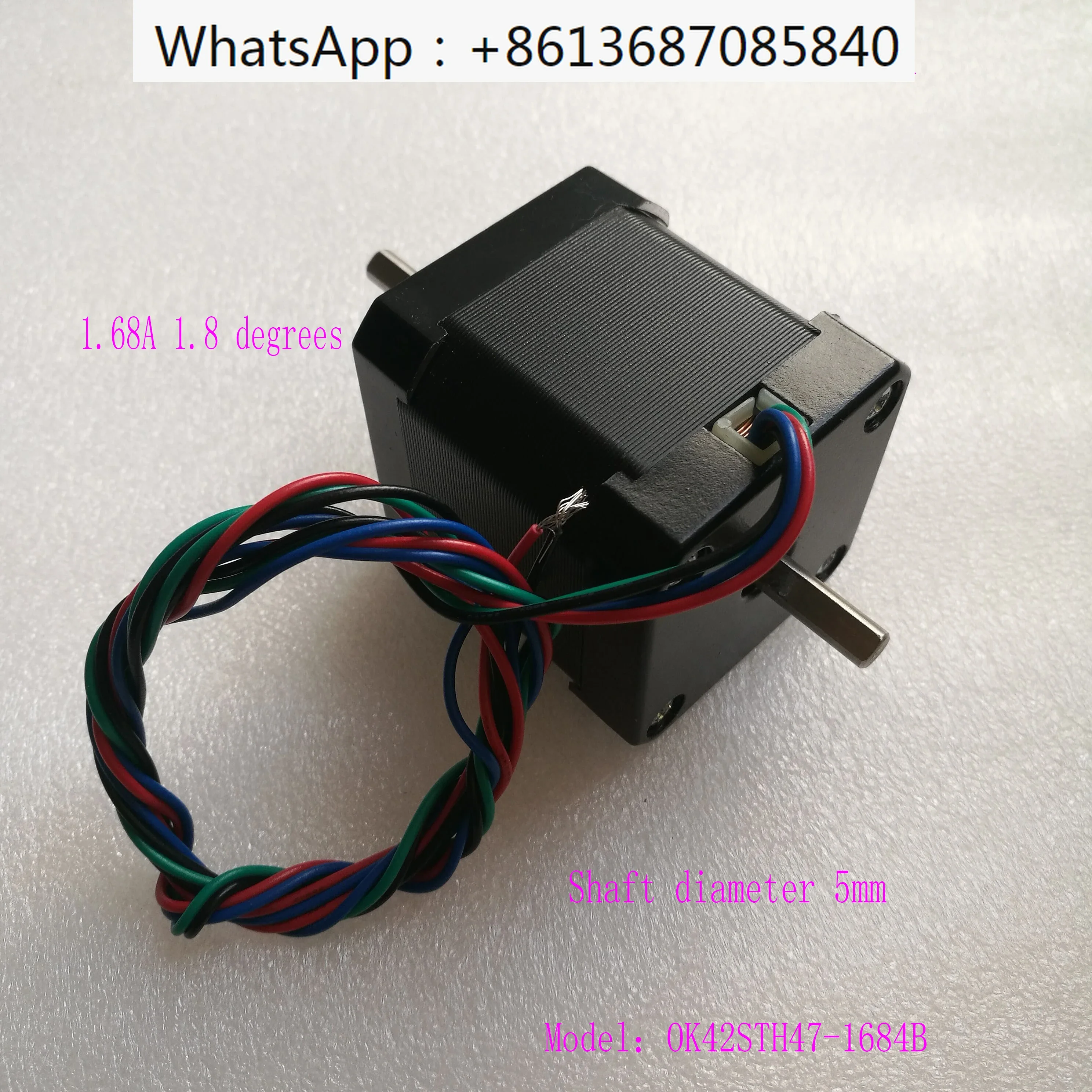 42 dual axis stepper motor OK42STH47-1684B Nema17