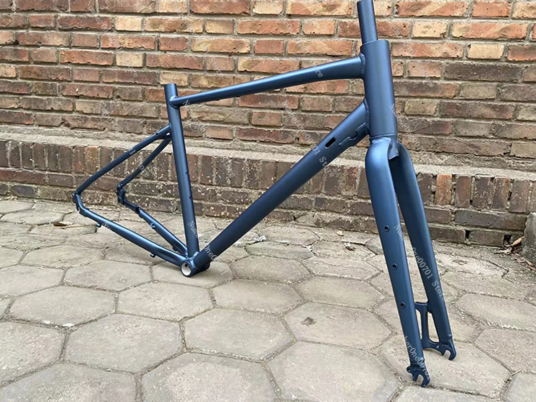 Gravel Road Bike Frame 700C Aluminum Alloy Disc Brake Off-road Road Bike Frames With Front Forks