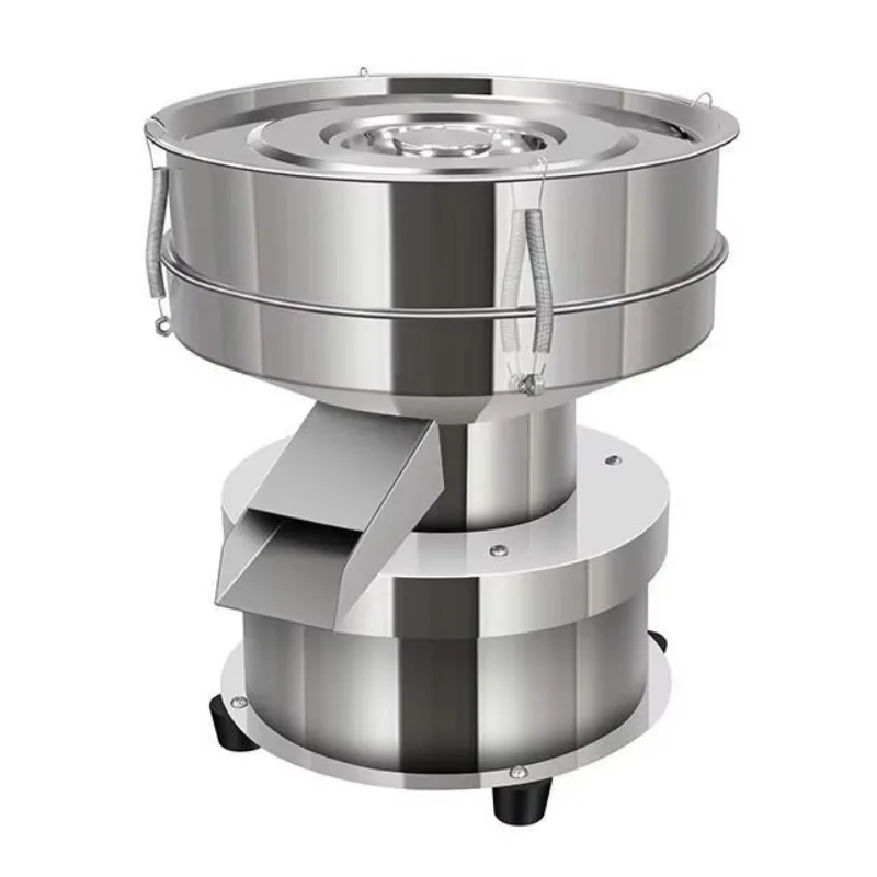 غربال آلة كهربائية بشاشة تهتز لآلة غربال مسحوق الجسيمات الكهربائية من الفولاذ المقاوم للصدأ