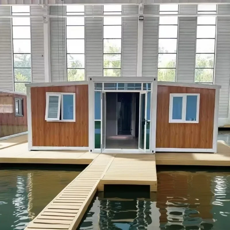 Customizable Residential Container Houses, Expandable Outdoor Camping Sites, Comfortable and Convenient