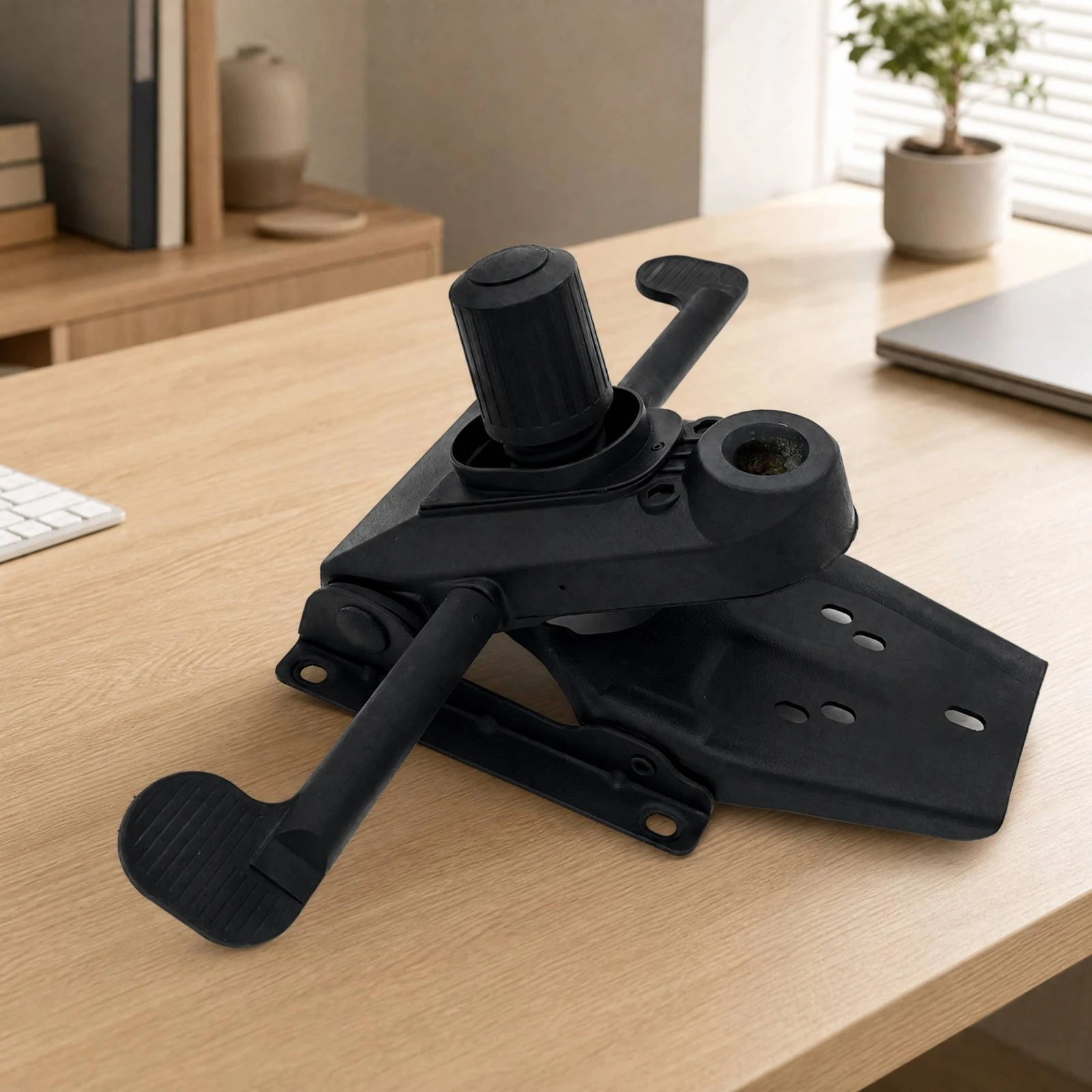 Office Chair Base Mechanism with Mounting Plate Adjustable Chair Height Adjustment Mechanism Replacement Easy to Use