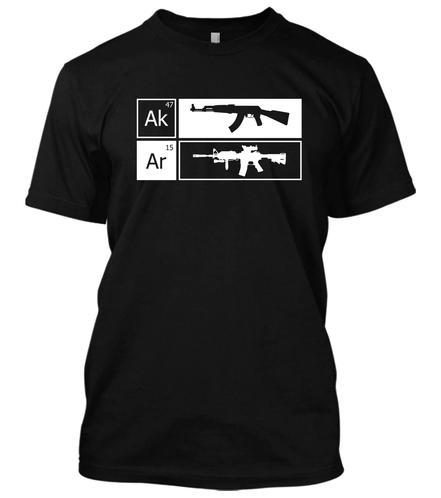 AK47 AR15 Molon Labe New Men's Shirt 2nd Amendment Guns Rights USA Flag Pro-Guns