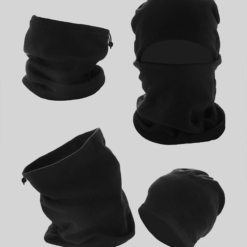 Balaclava winter warm hat neck cover set windproof adjustable design skiing fishing hiking cycling  motorcycle  various image 4