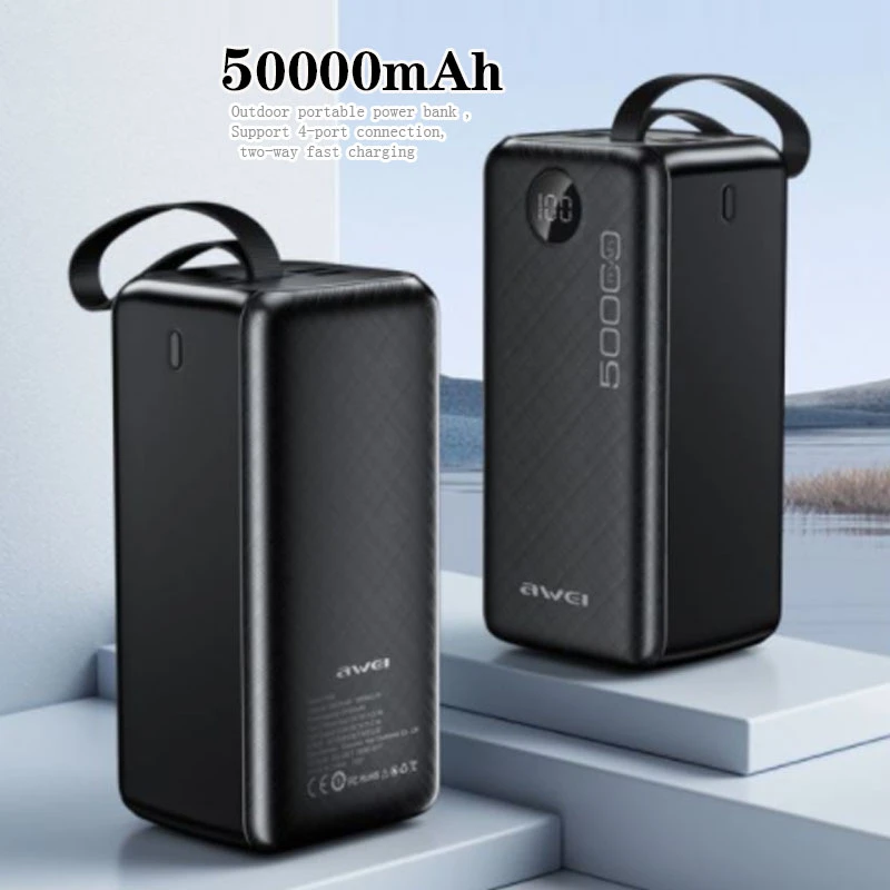 

P36K 22.5W 50000mAh Power Bank External Battery Power Supply with 4USB Fast Charging for 12 13 14 14 Pro 14Pro Max for Mate50