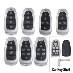 for Hyundai Azira Tucson Prime Nexo DN8 PALISADE Solaris Sonata Sonata Santa Fe NX4 Atos SantaFe Car Key Fob Case Shell Housing