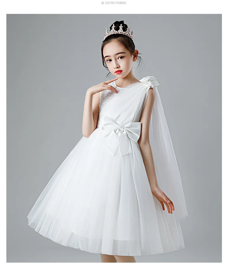 

Summer new 5-14 Years old children's dress, evening dress, performance dress, girls' wedding dress princess dress, evening dress