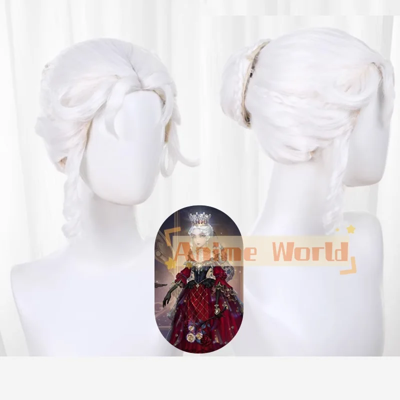 

Game Identity V False Hope Bloody Queen Mary Cosplay Crown Wig Heat Resistant Synthetic Hair Halloween Party