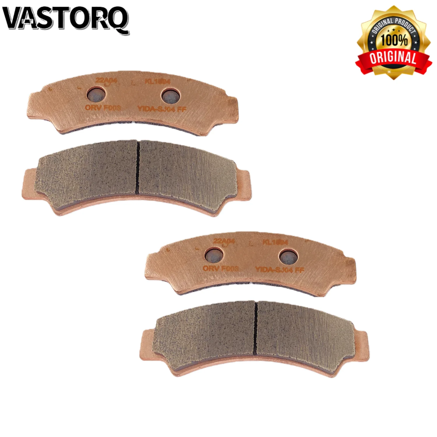 

4PC Original Sinter Front Brake Pad For SEGWAY Snarler AT6 L S E5 Snarler AT6 L S T3b A03E11120001