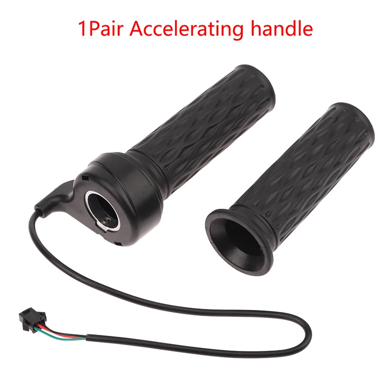 1Pair Electric Bike Throttle Bike Speed Throttle Grip Wearable Accelerator Handle Grip For Handlebar