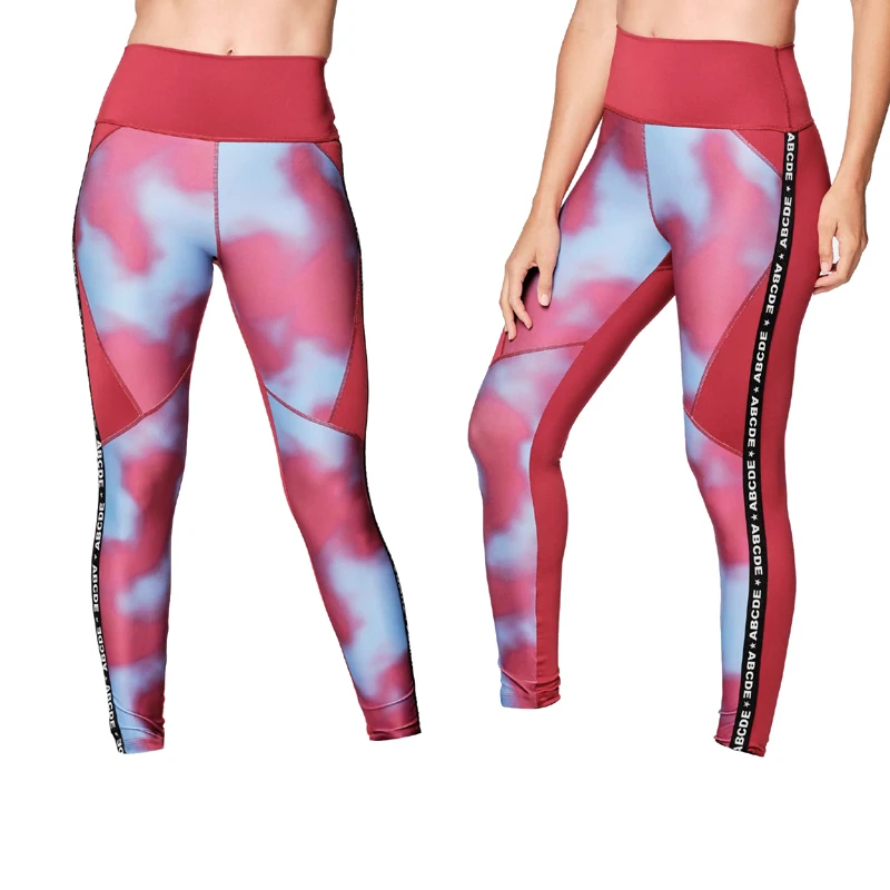 

ABCDE Fitness Yoga Sports Running Dancing Quick-drying Stretch Leggings 0260