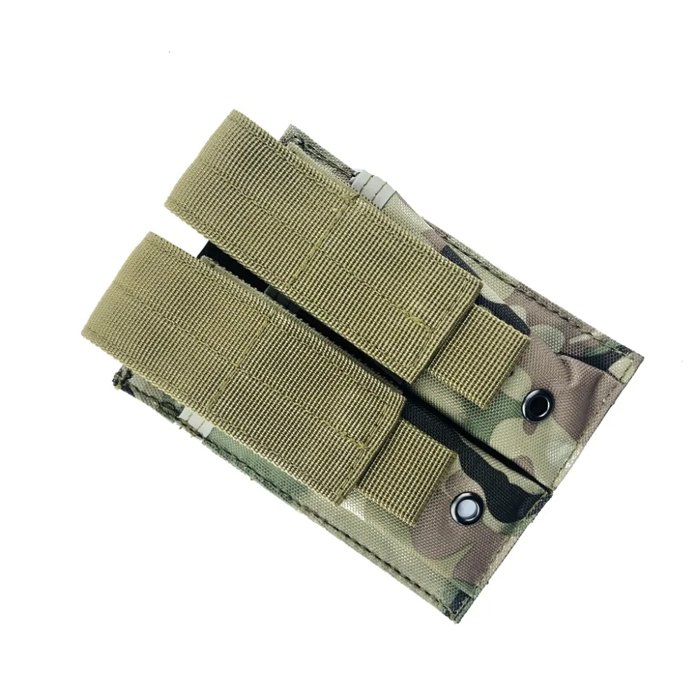 Neue Molle Double Pistol Mag Pouch Single Double Stack Magazin für 9 mm/.40 Kaliber Gl 17 S&W M&P Sig 226/229 1911 – Detail 16