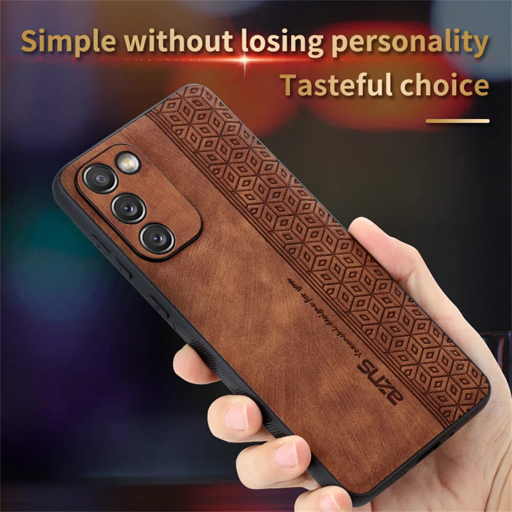 For Samsung Galaxy S20 FE Чехол для back cover Skin Feel Shockproof Leather Case Soft Funda For Galaxy S21 S22 S23 Plus Ultra