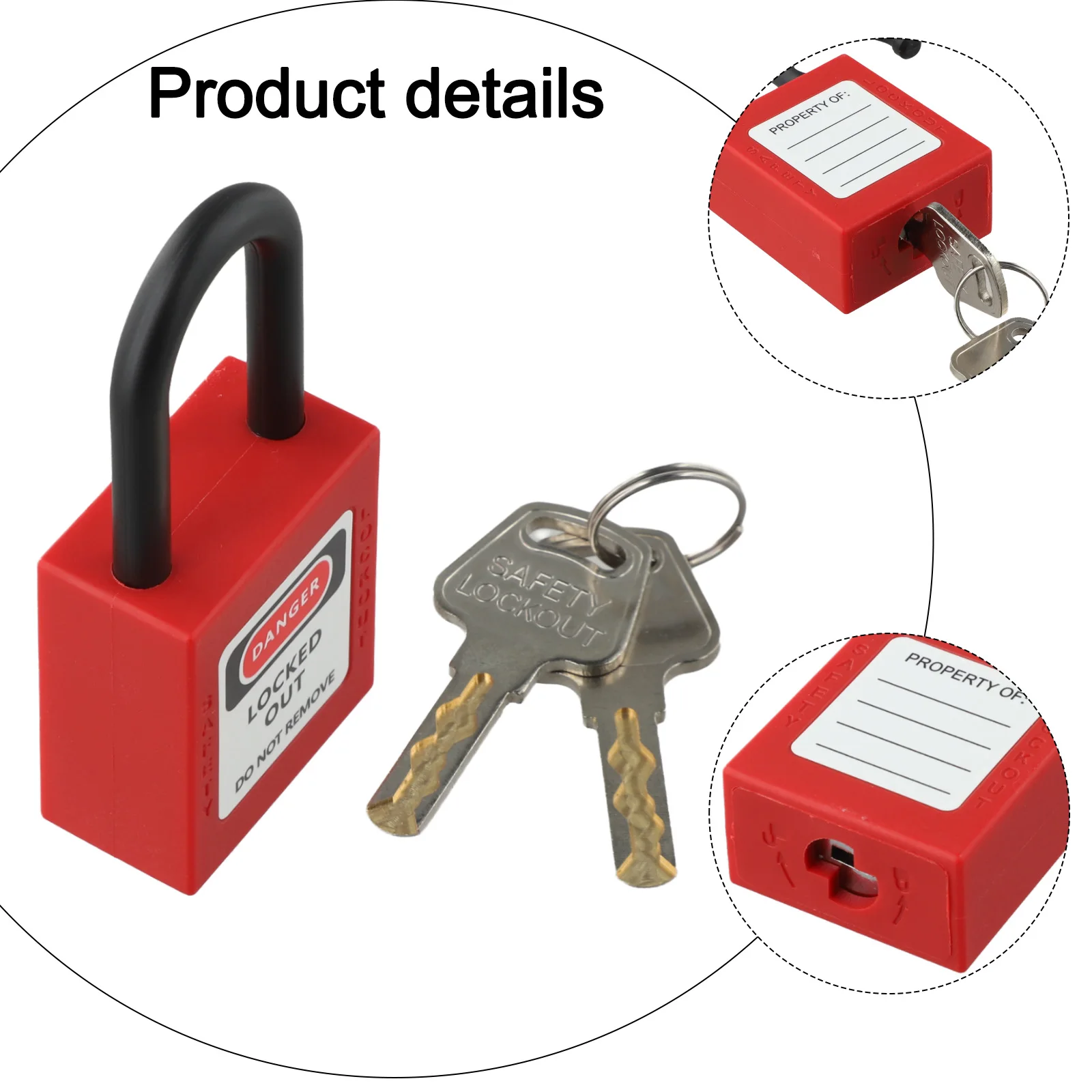 قفل مقاوم للأشعة فوق البنفسجية للحالات القاسية، قفل شعاع الارتفاع تقريبًا. قفل عازل 38 مم 1.5 بوصة، مقاومة لدرجات الحرارة القصوى