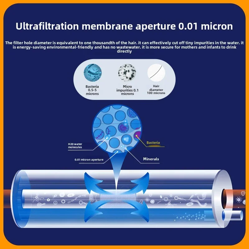 STARWELL-Water Purifier 102-800C Stainless Steel Ultrafiltration Water Purifier for Household Water Filter Purifier Water Filter