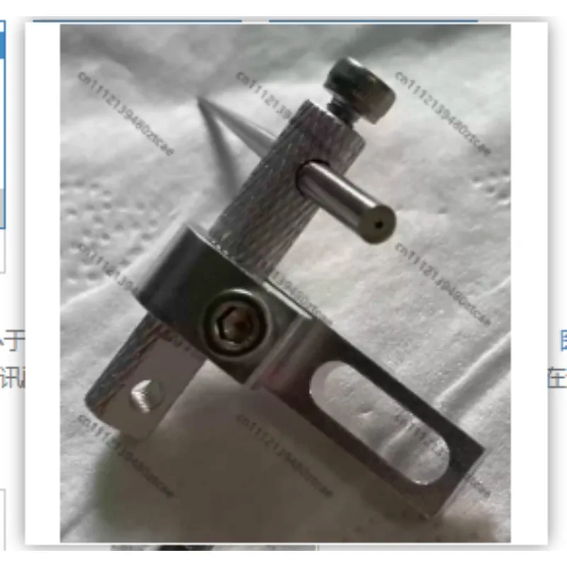 Aluminum Tray Air Needle Mount Bracket, OD3.0 ID0.5 Tip Dia0.7 Total Length 38 for Vibration Plate