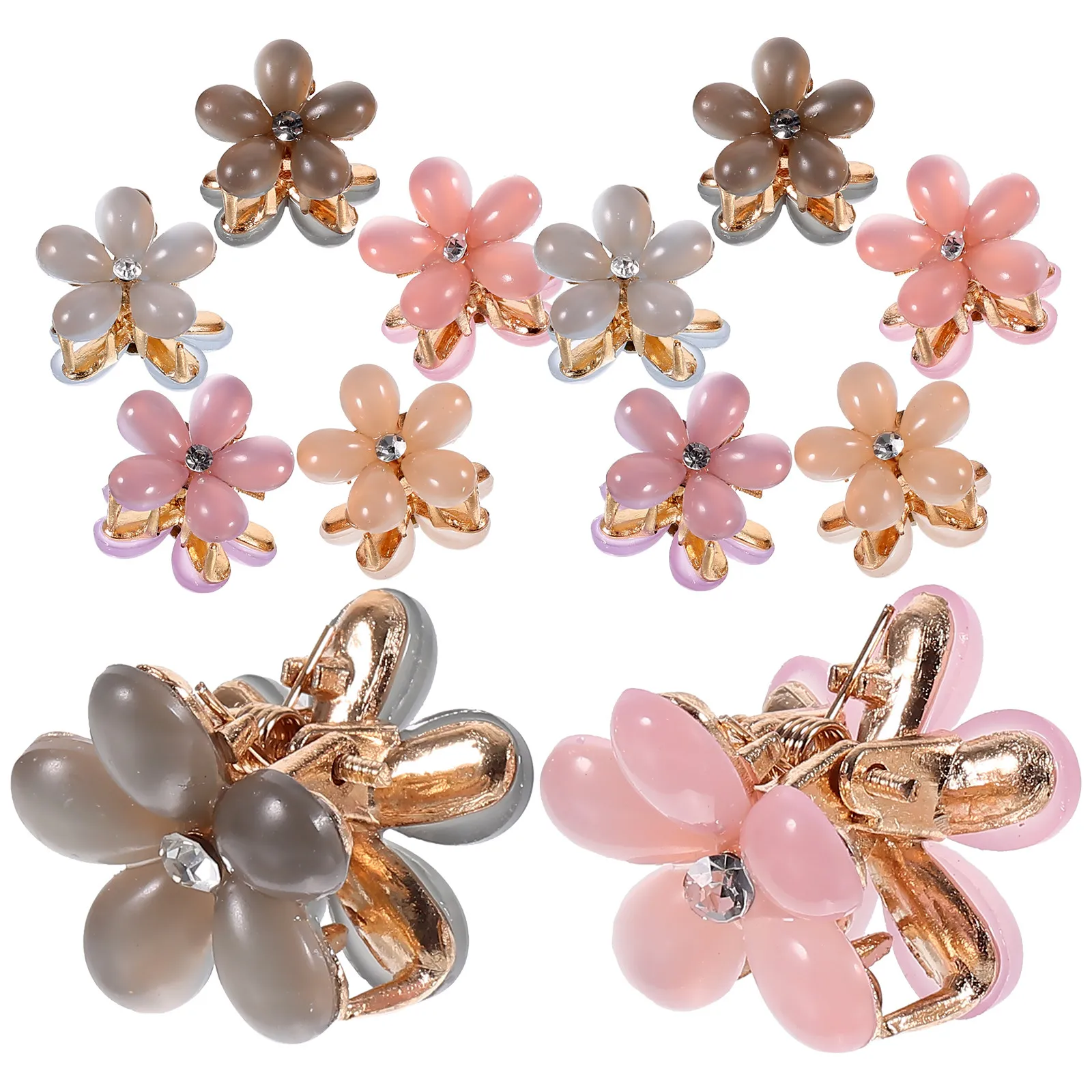 

20Pcs Flower Hair Clips Mini Cute Hairpins for Girls Small Hairpins Perfect for Bangs Ponytail Hair Accessories