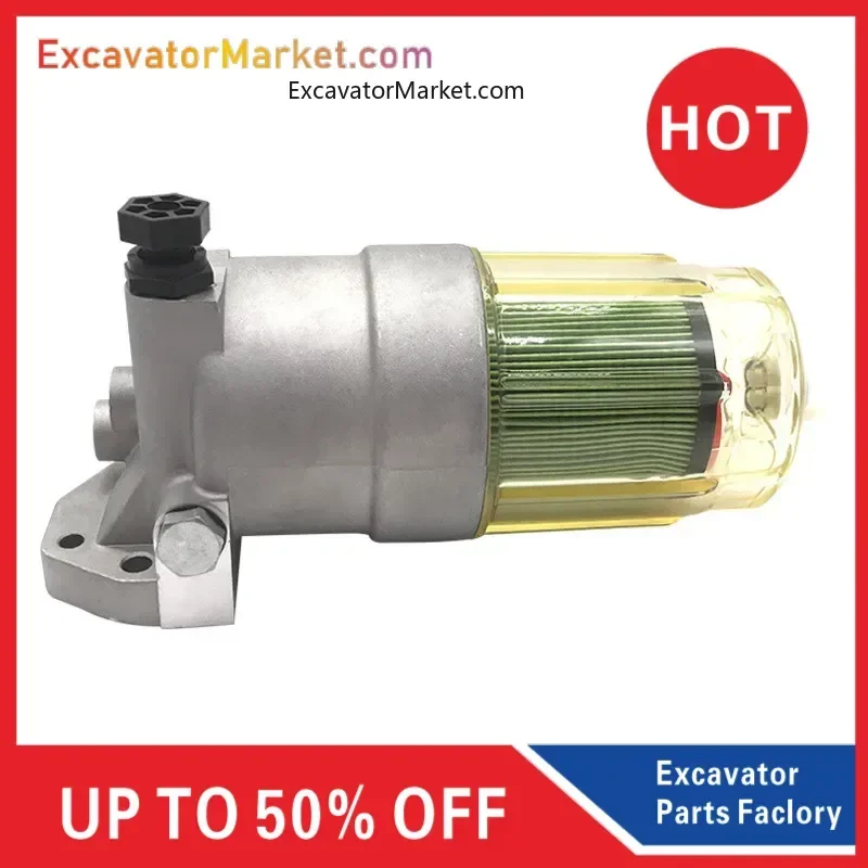 For excavator For SANY SY 55 60 65 75 95 135 215 Excavator filter element Diesel oil-water separator Total excavator accessories