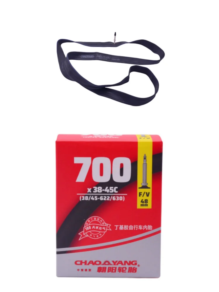 AliExpress CHAOYANG 700C GRAVEL Bike Inner Tube 700X38-45C (38/45-622/630) Tube AV FV Valve length 48MM