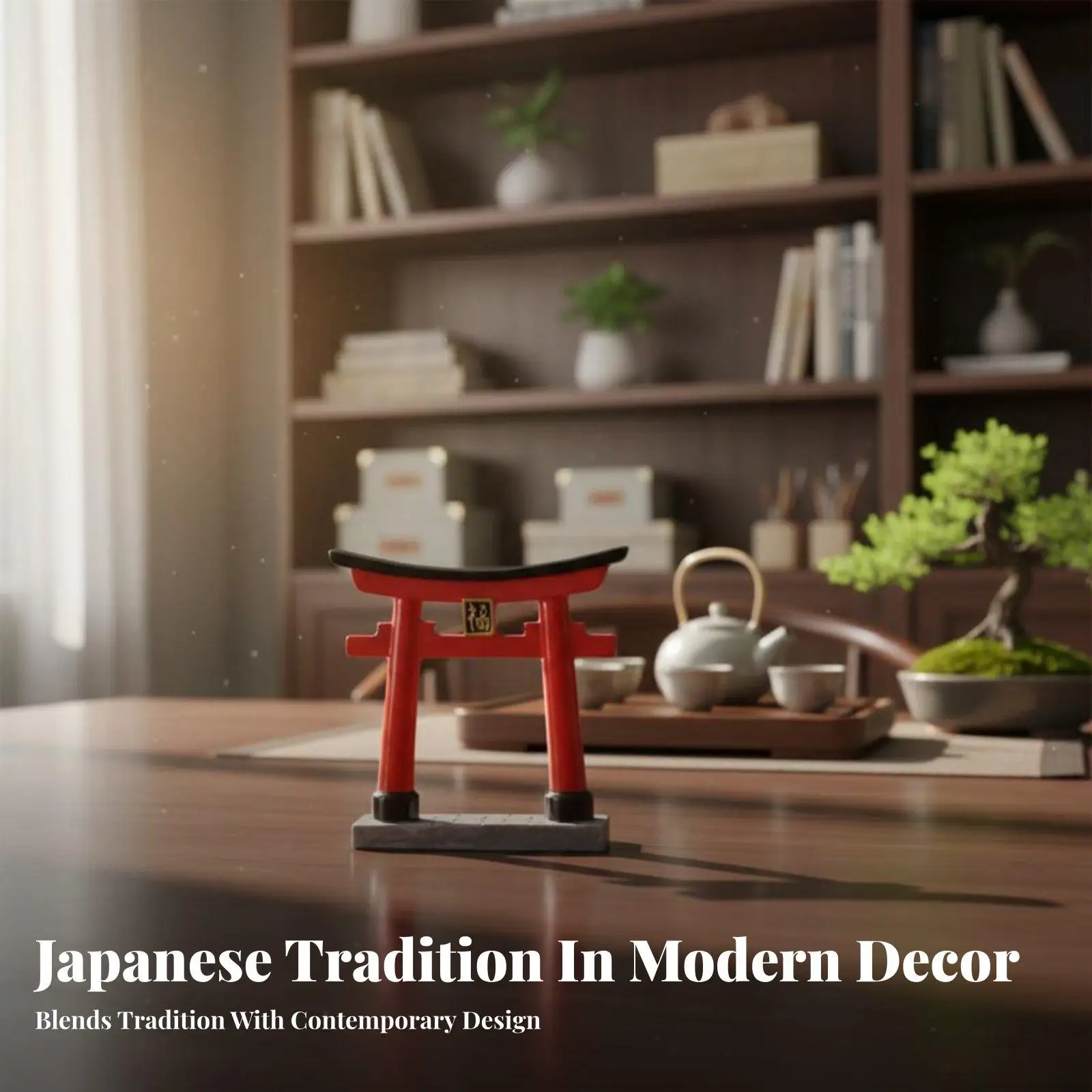 Kyoto Stone Torii Miniature Building Model Resin Craft for Desktop Bonsai Scene Japanese Shrine Decor Gift Set