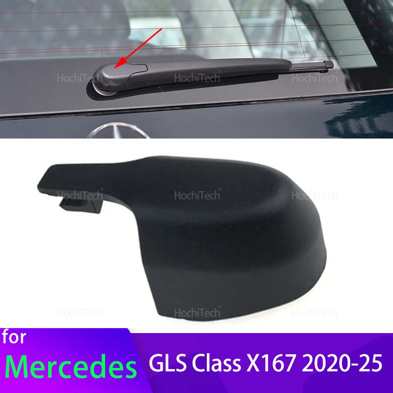 Rear Windshield Windscreen Washer Wiper Arm Nut Cover Cap for Mercedes-Benz GLS Class X167 2020-2025 A2478240000 Accessories