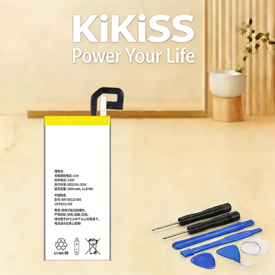 Batería premium de reemplazo de 3360mAh para Blackberry Priv, Bat-60122-003