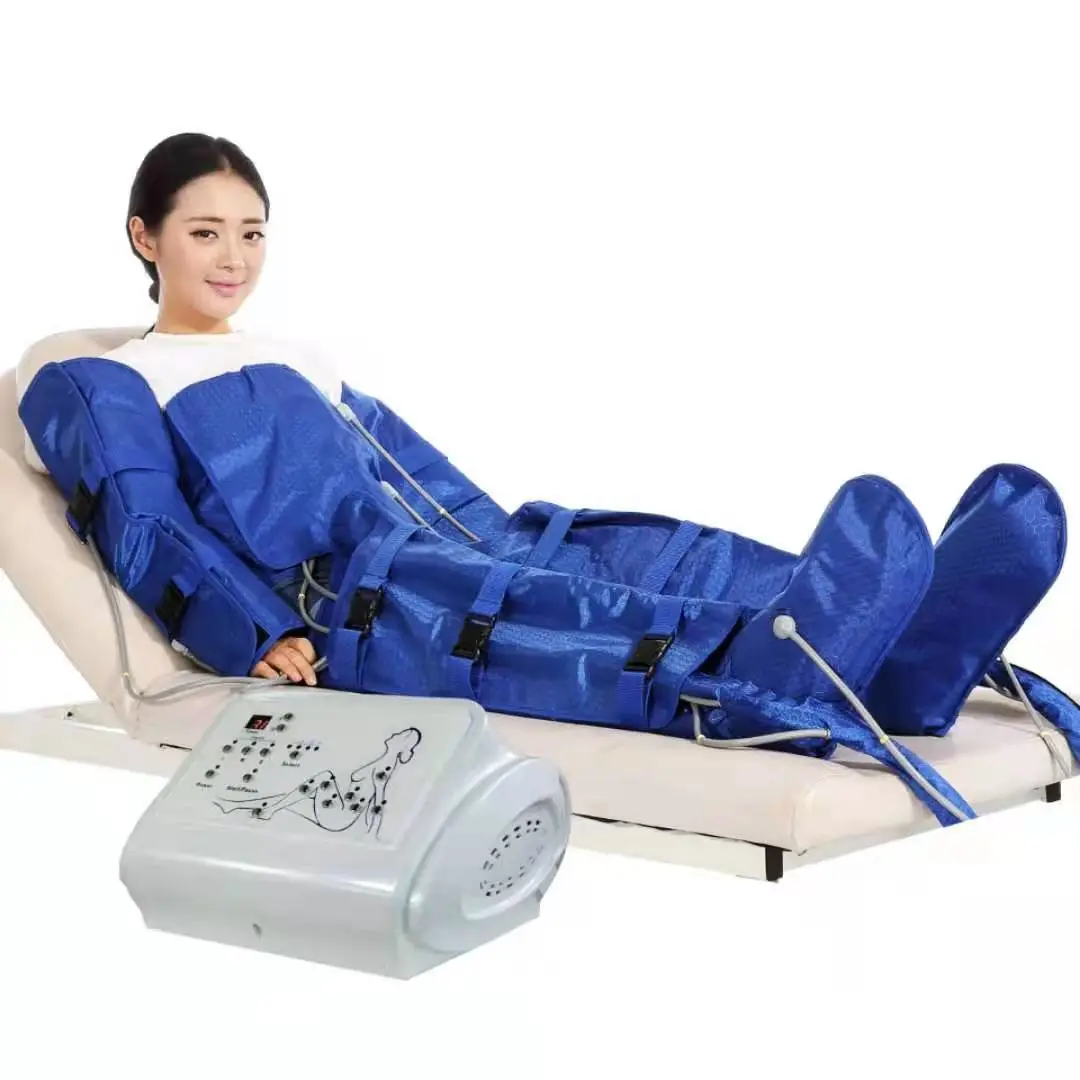 Portable Foot and Leg Pressotherapy Massage Pressure Air Compression Recovery Boots for Blood Circulation