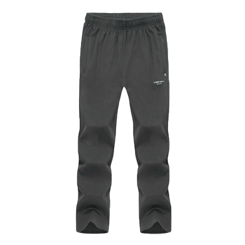 Men's Imitation Cashmere Sports Style Casual Pants, Loose, Straight Leg, Large Size, Thicken, Winter, Windproof