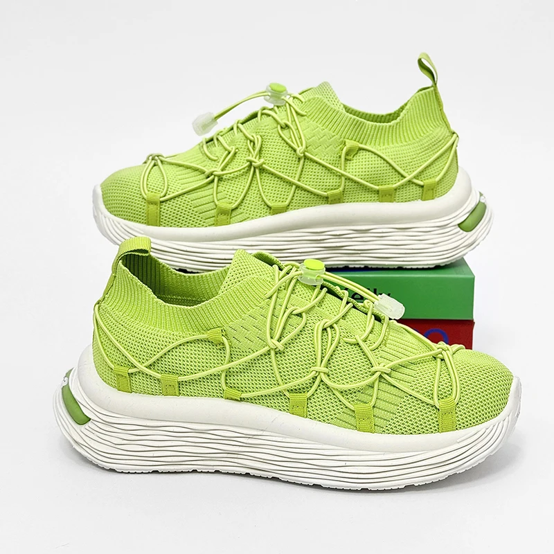 

Men's Sneakers 2025 Designer Autumn Male Casual Shoe Breath Mesh Footwear Anti Slip Fabric Green Man Large Size 45 Running Shoes