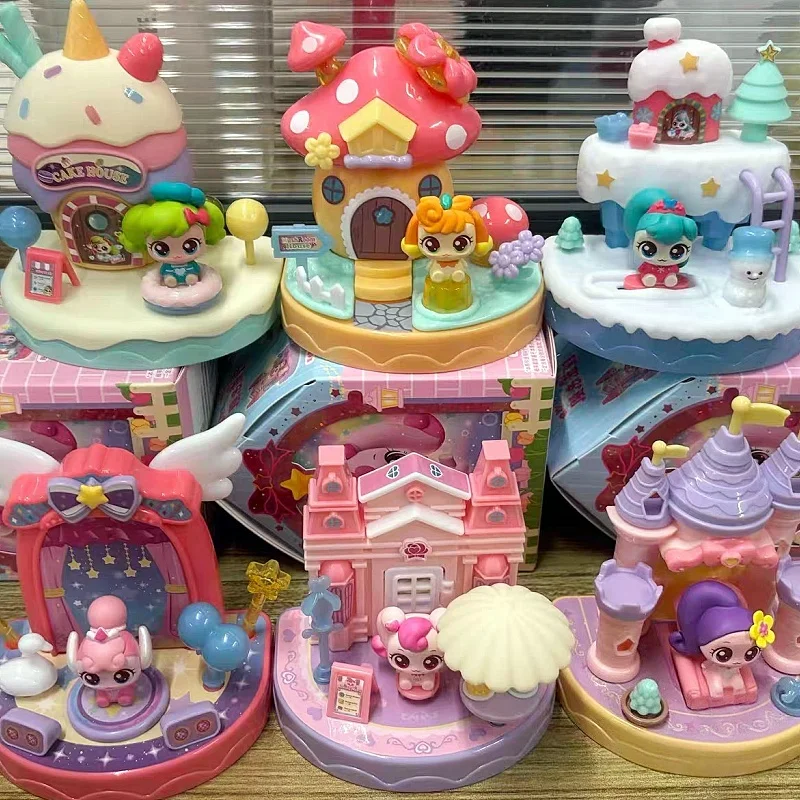 

Мультяшная игрушечная модель принцессы для девочек, красочная сборка, праздничный подарок, ловля подростков, волшебное украшение для вечеринки, милая игрушка для девочек