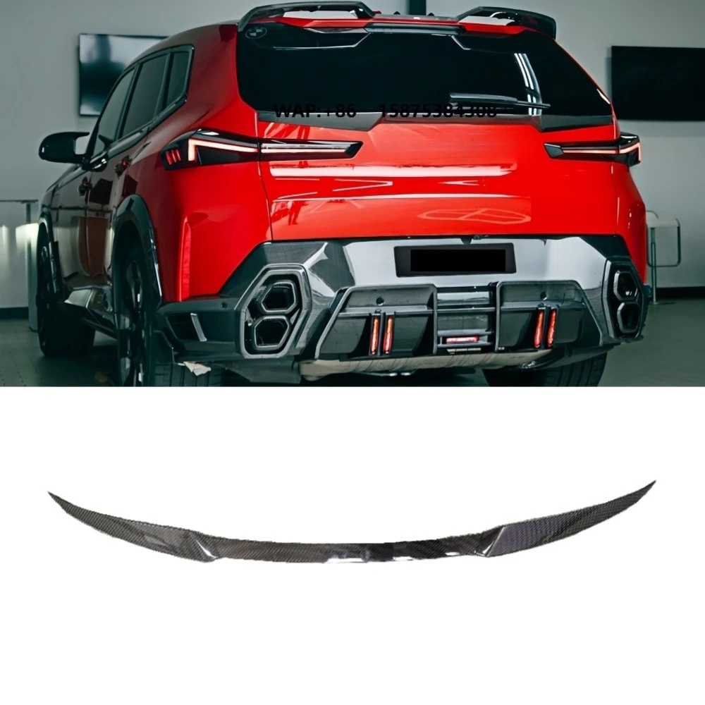 Car Modification LD Style Dry Carbon Fiber Trunk Spoiler Rear Spoiler Aerodynamic Kit for  XM