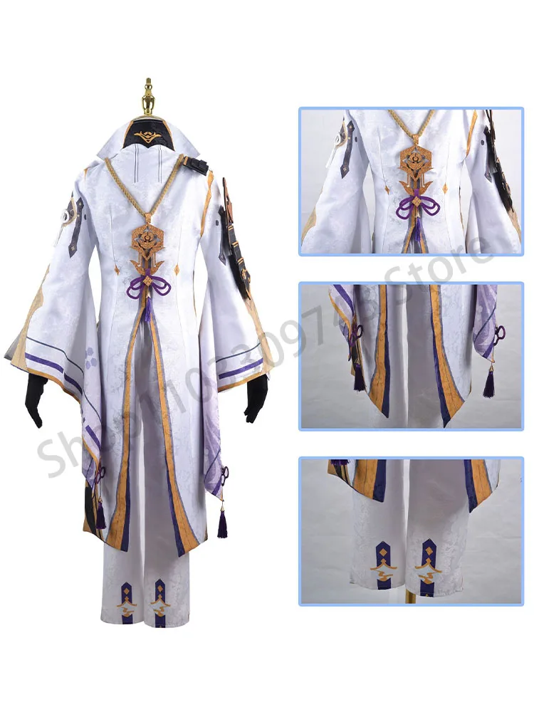 

Genshin Impact cos Antique Anime Game Antique Personalized Set Inawa City Shinri Spiritual Man Cosplay Set