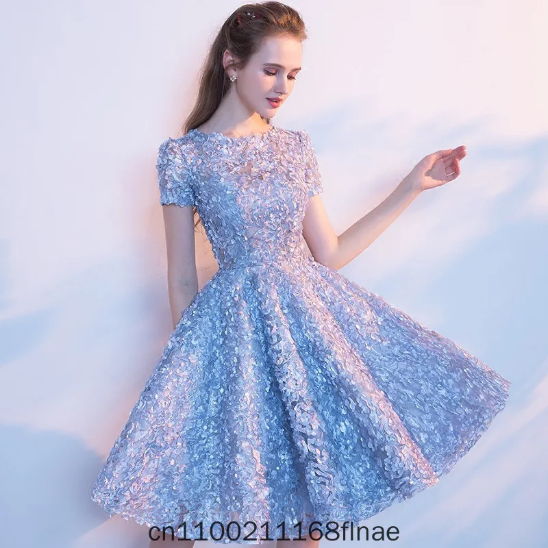 Modern Dance Dress Banquet Short Evening Dress 2026 New Graduation Party Dress Small Dress Women's Slimming Dress