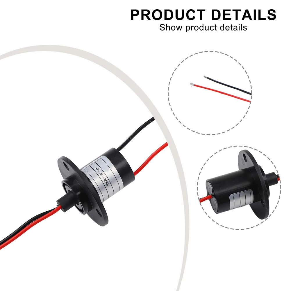 Conductive Slip For Ring 2 Circuits 15 A Per For Ring 150 RPM 10 Million Revolutions Life IP51 For Wind Turbines Model MW1215 22
