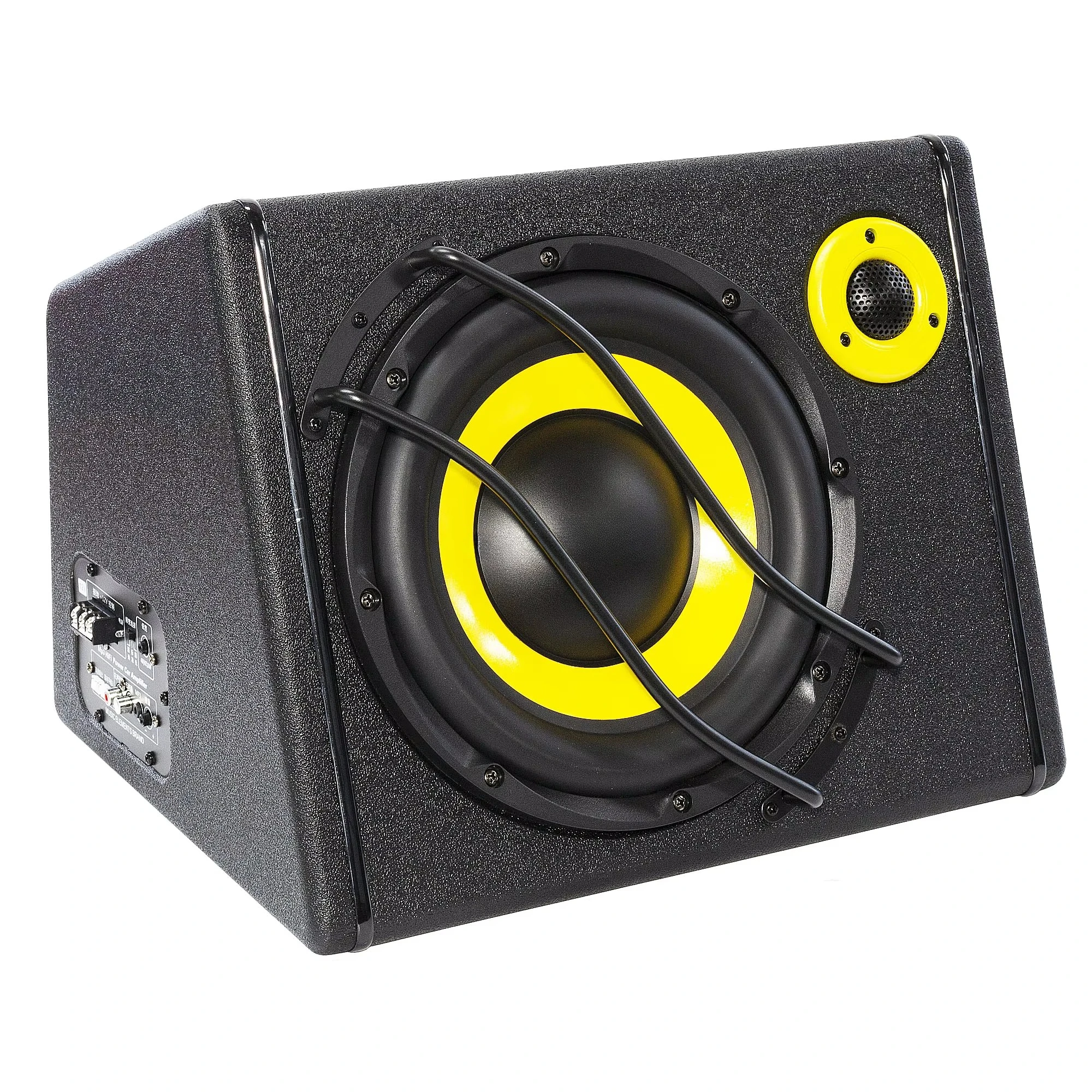 Manufacturer 12v AUDIO 10 Inch Subs with Box and Amp Car Subwoofer , Subwoofer Car Audio Active 8 10 12  Subwoofer Speaker Bo