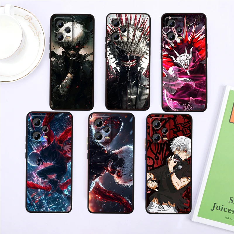 Tokyo Ghoul Cool Cute For Xiaomi Redmi Note 13 12R 12 12S Turbo 11 11T 11S 10 10S Pro Plus 5G Black Funda Phone Case