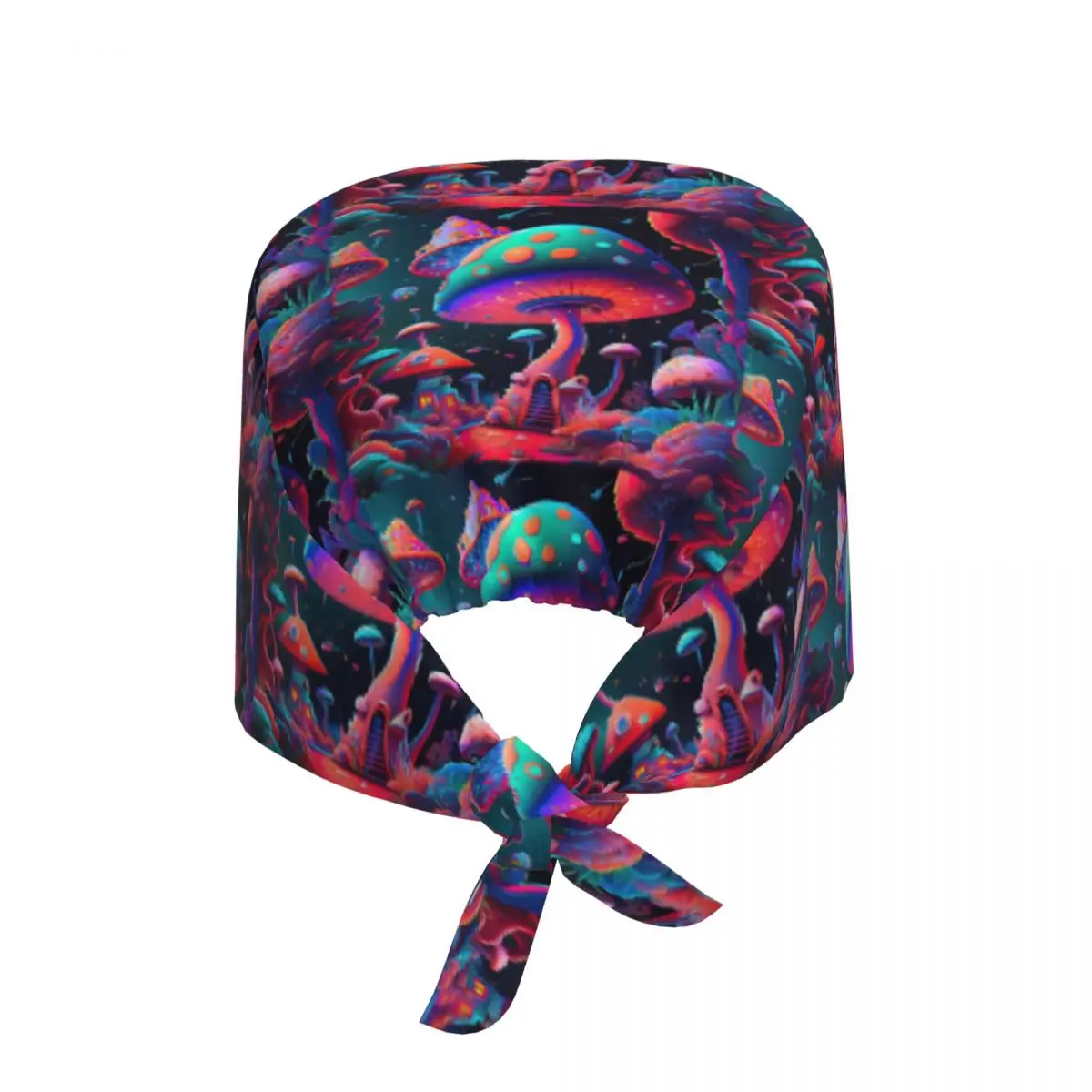 Psychedeliczny Grzyb - Psychodeliczny Podróż do Nieznanego Czapka Medyczna Doktor Pracujący Czapka Chirurgiczna Czapki Pielęgniarskie dla Dentysty