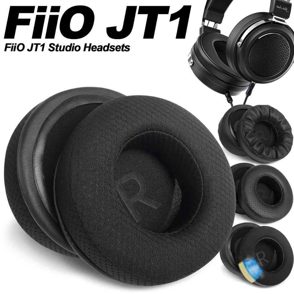 イヤホンパッド FiiO JT1 交換用イヤーパッドヘッドフォンメッシュ布