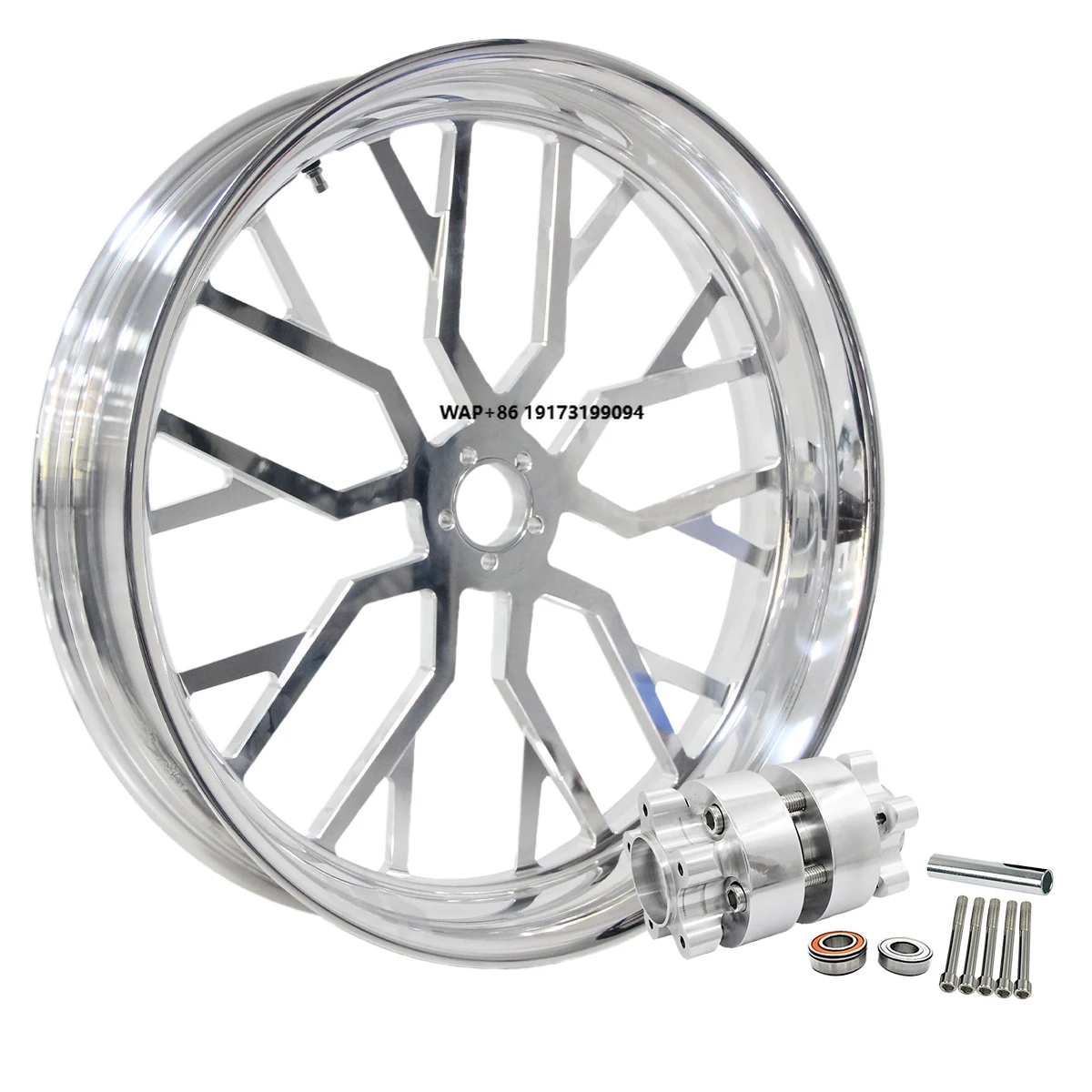 Motorcycle Wheel Rims 30'' 'High Strength CNC Forged Motorcycle Wheels Set Custom