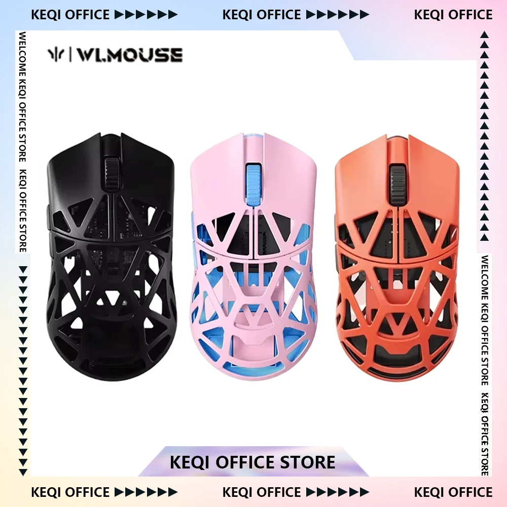 Wanling Wlmouse Beast X BIYI Pink/Old Version MONING/Ling Gaming Mouse Lightweight Wireless Mice Custom Pc Accessories Gifts