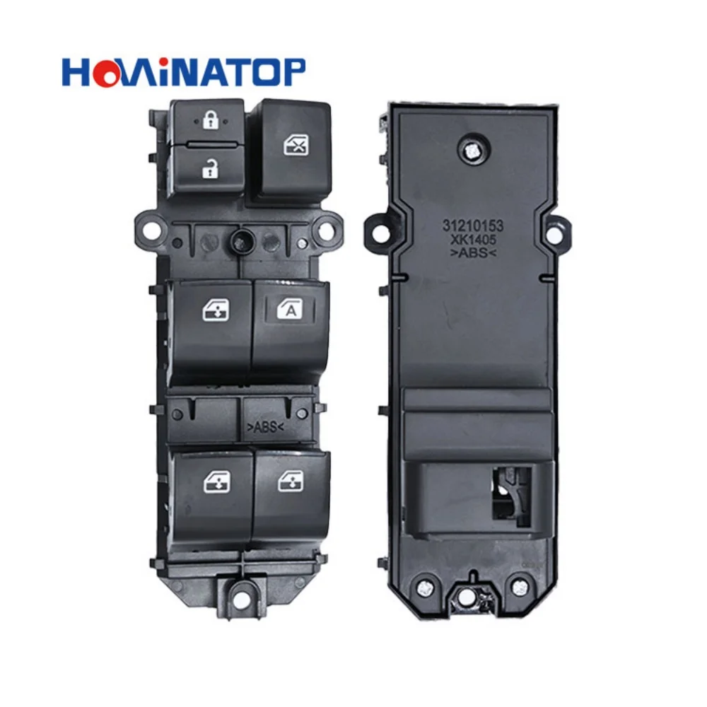 HOWINATOP 84820‑52340 13Pin RHD Power Window Master Switch Single Auto For Toyota Vitz 05‑11 Sienta 15‑19 OEM Replacement