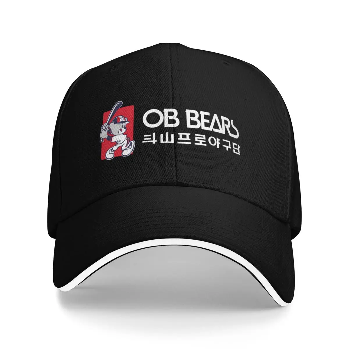 

90's Batting OB BEAR on NAVY Baseball Cap Luxury Hat Custom Cap Gentleman Hat Visor Women Caps Men's